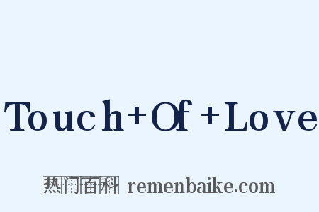 Touch+Of+Love是什么意思的图片
